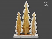 15 LEDes világító fenyőfa dekoráció 40cm ACW000090 2f