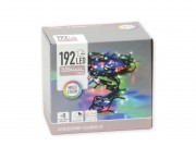 192 LEDes fényfüzér színes ...