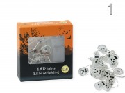 20 LEDes Halloween drótfüzér elemes 95+15cm AX9731940 4f
