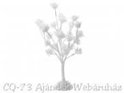 24 LEDes rózsafa melegfehér 40cm AXF200590