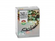 240 LEDes fényfüzér piros/e...