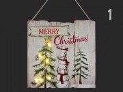 6LEDes karácsonyi falikép Merry Christmas 24cm AXN000330 3f