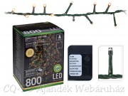 800 LEDes fényfüzér extra melegfehér kül- és beltéri 19m AX8310230