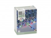 800 LEDes fényfüzér színes ...