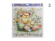 Ablakmatrica húsvéti 30x33cm FKD-9114