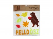 Ablakzselé Hello Ősz 19x19c...