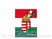 Ajándéktasak Magyar címer Hungary közép 18x23cm 347075