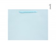 Ajándéktasak fekvő egyszínű nagy 32x10x26cm 4f