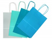 Ajándéktasak kék/zöld 4db/csomag nagy 22x11x27cm 656049