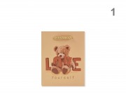 Ajándéktasak natúr maci kicsi 11x7x14cm 654717 4f