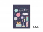 Alkalmi képeslap + boríték AA 11x16cm LC6