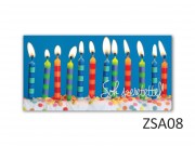 Alkalmi zsebes képeslap + boríték ZSA 21x10,5cm
