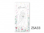 Alkalmi zsebes képeslap + boríték ZSA 21x10,5cm