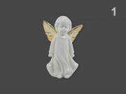 Angyal fehér/arany 14cm ASL000140 4f