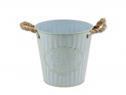 Bádogkaspó Flowers világosk...