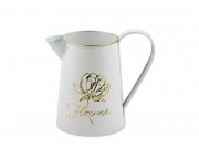 Bádogkiöntő Flower fehér/ar...