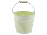 Bádogvödör sárga 17x14,5cm ...