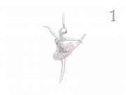 Balerina glitteres ezüst 14cm CAA005460 4f
