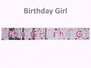 Banner fólia Birthday Girl 1,8mx12cm 613240