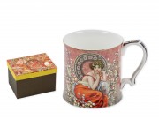 Bögre 360ml díszdobozban MUCHA0035