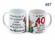 Bögre Az élet 40 éves kor után... 3dl 487