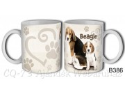 Bögre B386 Beagle kutya 3dl