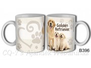 Bögre B396 Golden retriever kutya 3dl