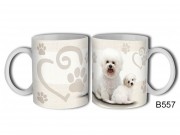 Bögre B557 Bichon frise 3dl