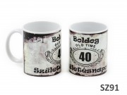 Bögre Boldog 40. Születésnapot Old Time 3dl SZ91