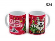 Bögre Boldog Karácsonyt szarvasos 3dl 524