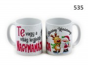 Bögre Legjobb Nagymama Boldog Karácsonyt 3dl 535