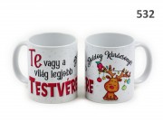 Bögre Legjobb Testvér Boldog Karácsonyt 3dl 532