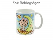 Bögre Sok boldogságot tigris 3dl BD2098