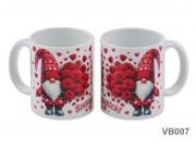 Bögre manó rózsával Szeretlek 3dl VB007