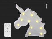 CQ00515 LEDes fali világító unicornis 25cm 3f