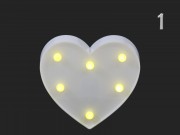 CQ00521 LEDes fali világító szív 3f