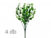 CQ00529 Zöld növény művirág 4 csokor 34cm