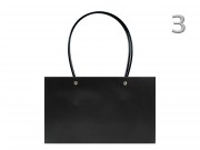 CQ01427 Ajándéktasak fekvő egyszínű nagy 28x10x17cm 4f