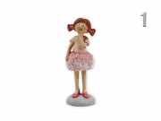 CQ02560 Kislány figura rózsaszín 11,5cm 2f
