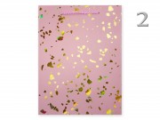 CQ02751 Ajándéktasak arany mintás óriás 31x12x40cm 4f