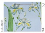 CQ02779 Ajándéktasak fekvő virágos XXL 55x15x40cm 4f