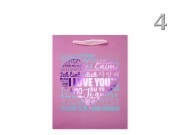 CQ02819 Ajándéktasak I love you közép 18x10x23cm 4f