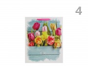 CQ02930 Ajándéktasak tulipán közép 18x8x23cm 4f