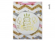 CQ03117 Ajándéktasak Happy Birthday óriás 31x12x40cm 4f