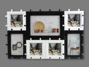 CQ03621 Fali fényképtartó szétszedhető puzzle 1db 15x20cm-es, 2db 10x15cm-es és 