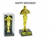 CQ03827 Oscar szobor Happy Birthday 17cm