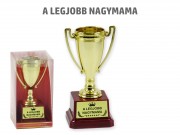 CQ03835 Győztes kupa Legjobb Nagymama 14cm