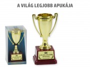 CQ03837 Győztes kupa Legjobb Nagypapa 14cm