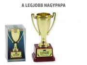 CQ03837 Győztes kupa Legjobb Nagypapa 14cm