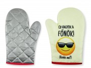 CQ04025 Főzőkesztyű Én vagyok a Főnök